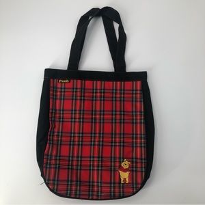 Vintage 90’s Disney Winnie the Pooh Plaid Tote